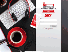 Tablet Screenshot of centraldeconhecimento.sky.com.br